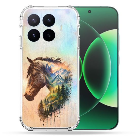 Coque Renforcée Pour Xiaomi 17T Pro Animal Cheval Montagne