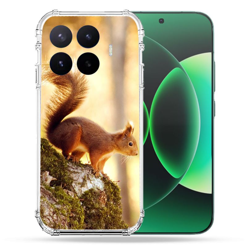 Coque Renforcée Pour Xiaomi 17T Pro Animal Ecureuil Bois