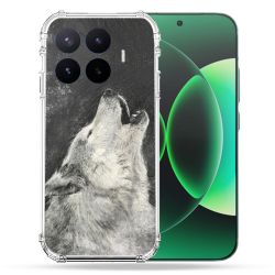 Coque Renforcée Pour Xiaomi 17T Pro Animal Loup Hurlement