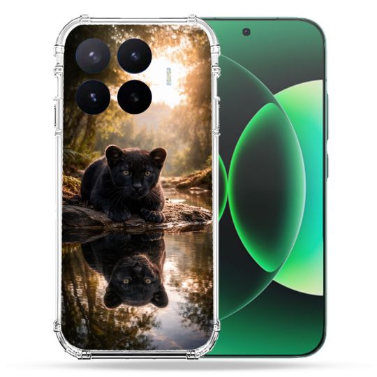 Coque Renforcée Pour Xiaomi 17T Pro Animal Panthère Reflet