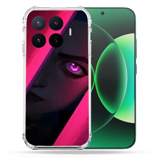 Coque Renforcée Pour Xiaomi 17T Pro Arcane Jinx Rose