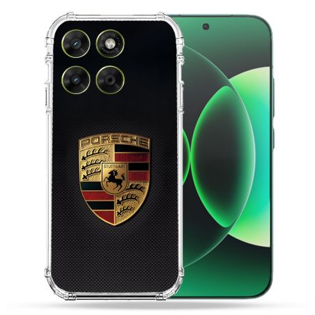 Coque Renforcée Pour Moto G67 / G77 / G87 Porsche Carbone