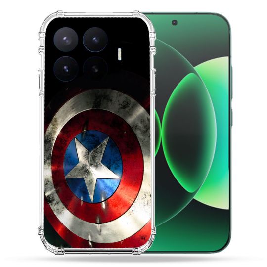 Coque Renforcée Pour Xiaomi 17T Pro Captain America Bouclier