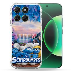 Coque Renforcée Pour Moto G67 / G77 / G87 Schtroumpfs Forêt