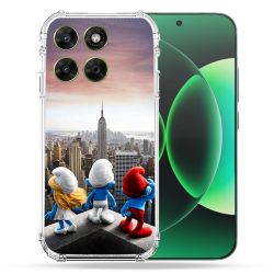 Coque Renforcée Pour Moto G67 / G77 / G87 Schtroumpfs New York