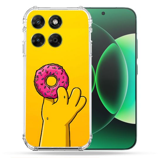 Coque Renforcée Pour Moto G67 / G77 / G87 Simpson Donuts