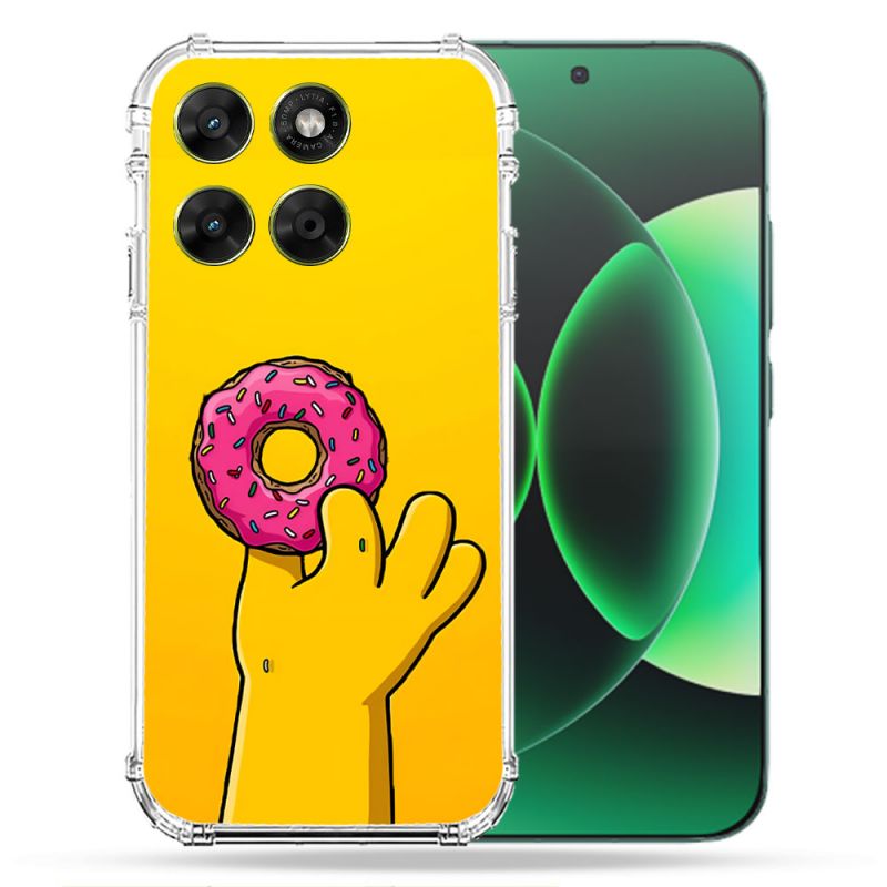 Coque Renforcée Pour Moto G67 / G77 / G87 Simpson Donuts