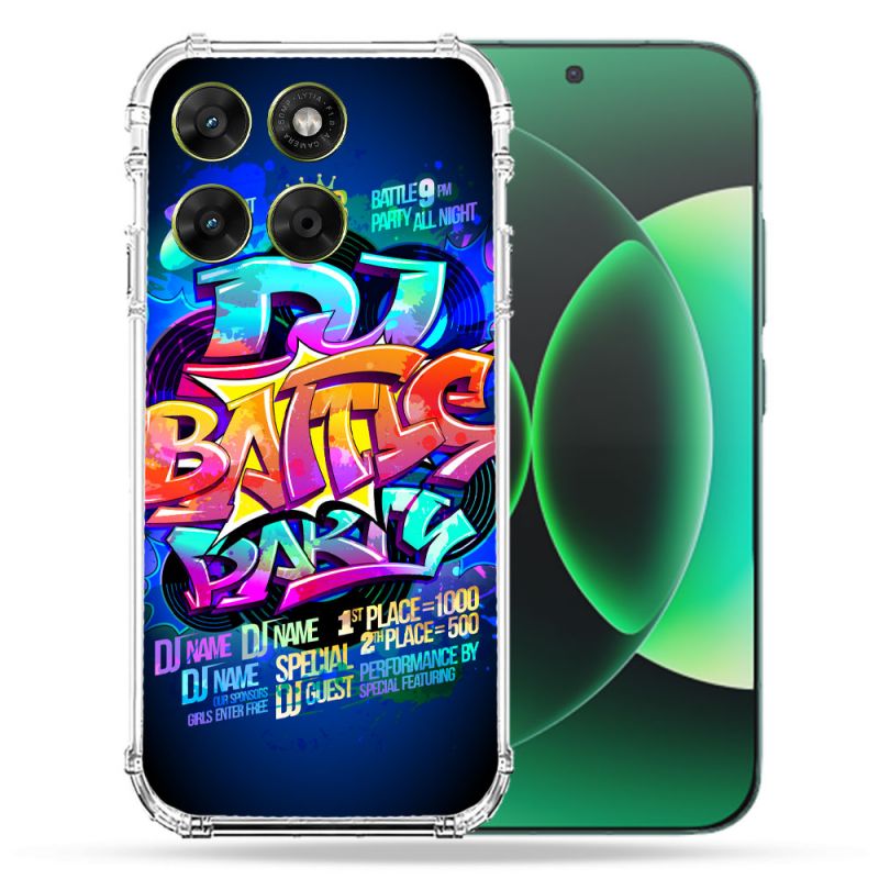 Coque Renforcée Pour Moto G67 / G77 / G87 Street Art Rap