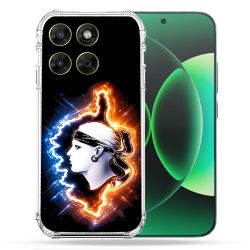 Coque Renforcée Pour Moto G67 / G77 / G87 Voyage Corse Brillante