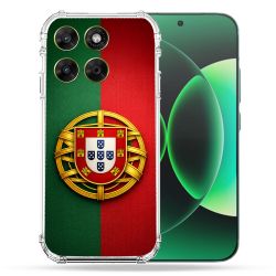Coque Renforcée Pour Moto G67 / G77 / G87 Voyage Drapeau Portugal