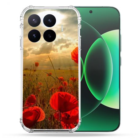 Coque Renforcée Pour Xiaomi 17T Pro Fleur Coquelicot