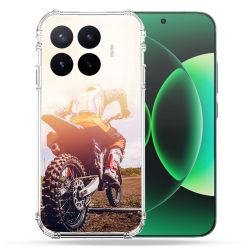 Coque Renforcée Pour Xiaomi 17T Pro Moto Cross Soleil