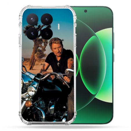 Coque Renforcée Pour Xiaomi 17T Pro Musique Johnny Hallyday Moto