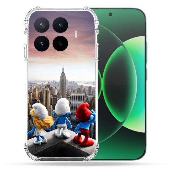 Coque Renforcée Pour Xiaomi 17T Pro Schtroumpfs New York