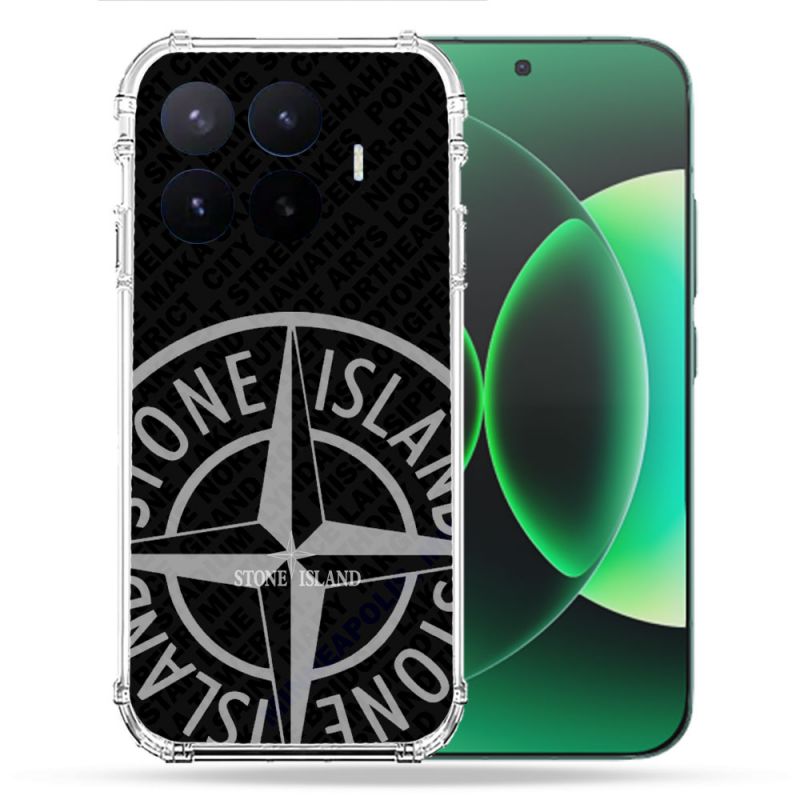 Coque Renforcée Pour Xiaomi 17T Pro Stone Island Gris