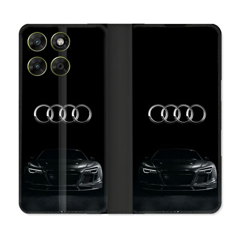 Housse Cuir Portefeuille Pour Motorola Moto G37 / G37 Power / G47 Audi