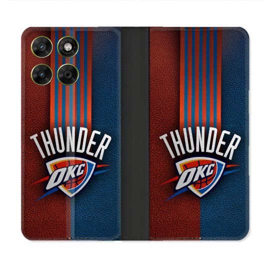 Housse Cuir Portefeuille Pour Motorola Moto G37 / G37 Power / G47 Basket Oklahoma City Thunder