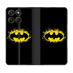 Housse Cuir Portefeuille Pour Motorola Moto G37 / G37 Power / G47 Batman Logo