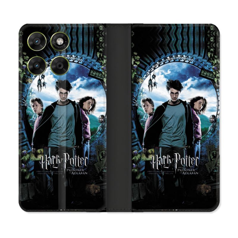 Housse Cuir Portefeuille Pour Motorola Moto G37 / G37 Power / G47 Harry Potter Azkaban