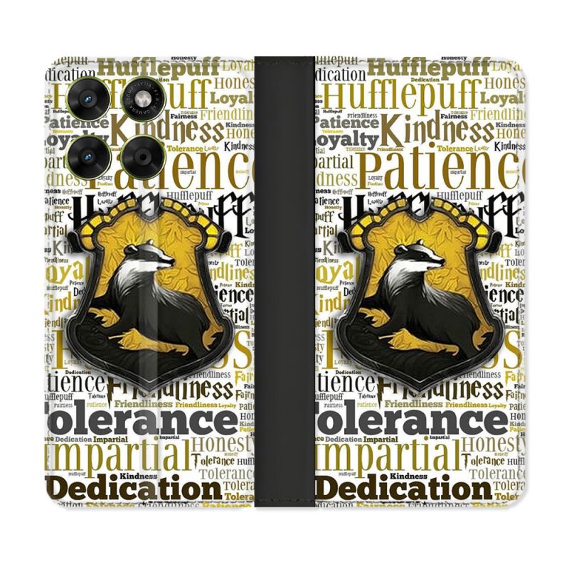 Housse Cuir Portefeuille Pour Motorola Moto G37 / G37 Power / G47 Harry Potter Poursouffle