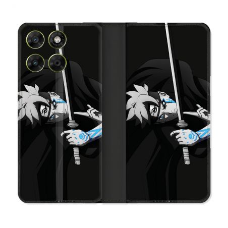 Housse Cuir Portefeuille Pour Motorola Moto G37 / G37 Power / G47 Manga Boruto Epée