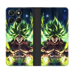Housse Cuir Portefeuille Pour Motorola Moto G37 / G37 Power / G47 Manga Dragon Ball Broly