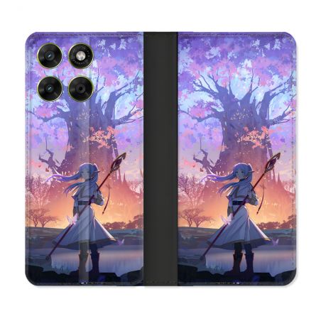 Housse Cuir Portefeuille Pour Motorola Moto G37 / G37 Power / G47 Manga Frieren