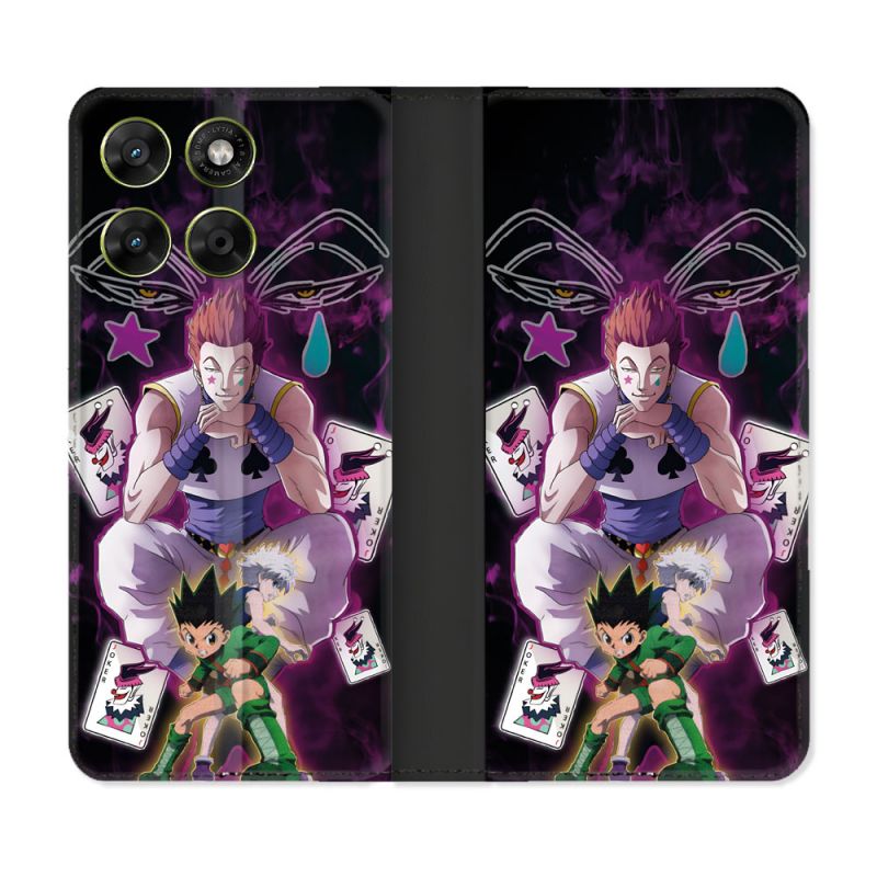 Housse Cuir Portefeuille Pour Motorola Moto G37 / G37 Power / G47 Manga Hunter X Hunter Hisoka