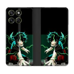 Housse Cuir Portefeuille Pour Motorola Moto G37 / G37 Power / G47 Manga My Hero Academia Deku
