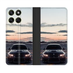 Housse Cuir Portefeuille Pour Motorola Moto G17 / G17 Power BMW Serie