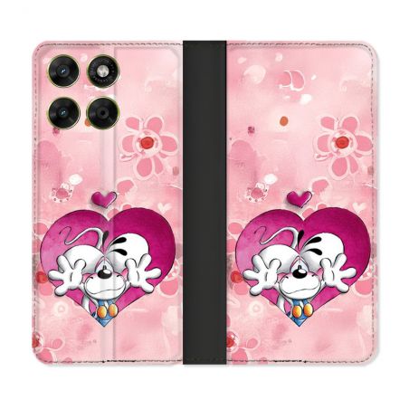 Housse Cuir Portefeuille Pour Motorola Moto G17 / G17 Power Didll Love