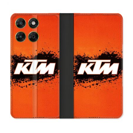 Housse Cuir Portefeuille Pour Motorola Moto G37 / G37 Power / G47 Moto KTM