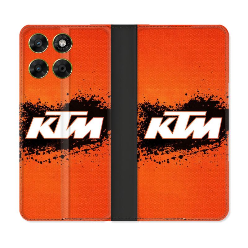 Housse Cuir Portefeuille Pour Motorola Moto G37 / G37 Power / G47 Moto KTM