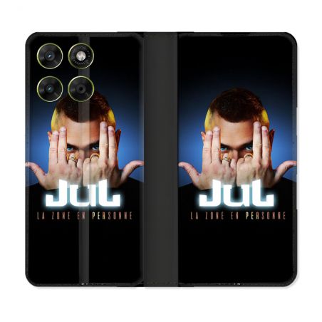 Housse Cuir Portefeuille Pour Motorola Moto G37 / G37 Power / G47 Musique Jul Signe