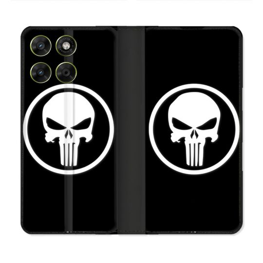 Housse Cuir Portefeuille Pour Motorola Moto G37 / G37 Power / G47 Punisher
