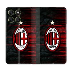 Housse Cuir Portefeuille Pour Motorola Moto G17 / G17 Power Foot Milan AC