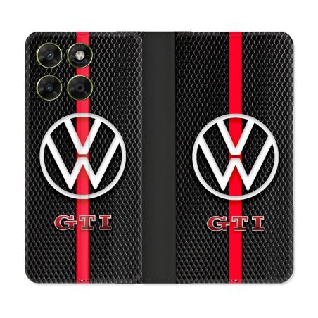 Housse Cuir Portefeuille Pour Motorola Moto G37 / G37 Power / G47 Volkwagen Line