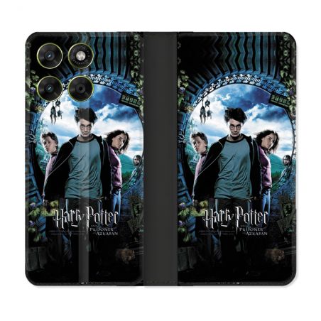 Housse Cuir Portefeuille Pour Motorola Moto G17 / G17 Power Harry Potter Azkaban