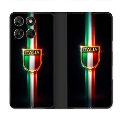 Housse Cuir Portefeuille Pour Motorola Moto G37 / G37 Power / G47 Voyage Drapeau Italie 3 2026