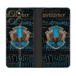 Housse Cuir Portefeuille Pour Motorola Moto G17 / G17 Power Harry Potter Serdaigle