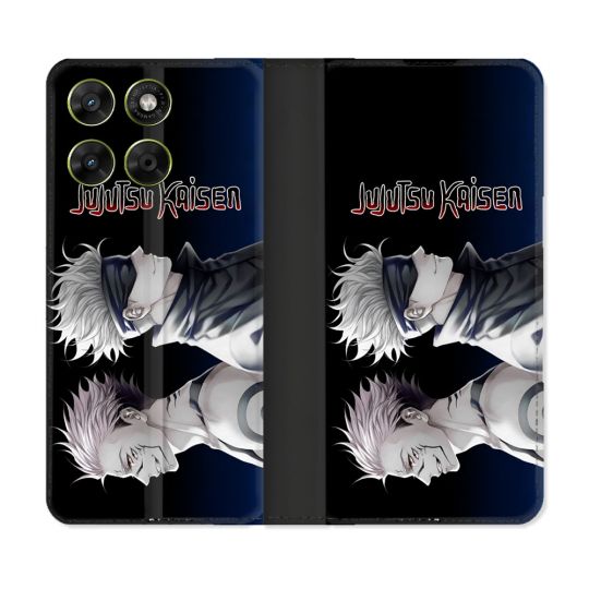Housse Cuir Portefeuille Pour Motorola Moto G17 / G17 Power Manga Jujutsu Kaisen