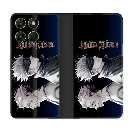 Housse Cuir Portefeuille Pour Motorola Moto G17 / G17 Power Manga Jujutsu Kaisen