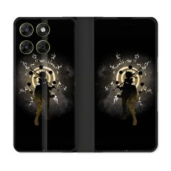 Housse Cuir Portefeuille Pour Motorola Moto G17 / G17 Power Manga Naruto Sage