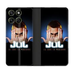 Housse Cuir Portefeuille Pour Motorola Moto G17 / G17 Power Musique Jul Signe