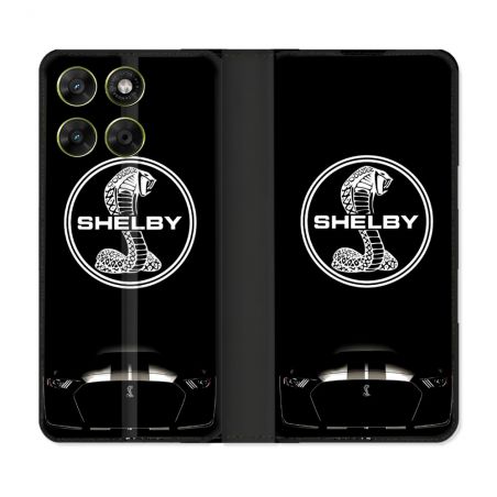 Housse Cuir Portefeuille Pour Motorola Moto G17 / G17 Power Shelby