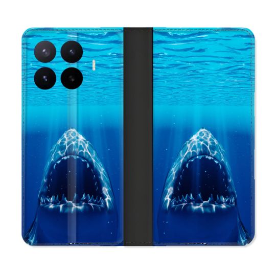 Housse Cuir Portefeuille Pour Xiaomi 17T Animal Requin Dent