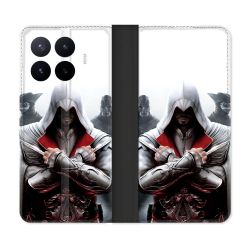Housse Cuir Portefeuille Pour Xiaomi 17T Assassin Creed Mask