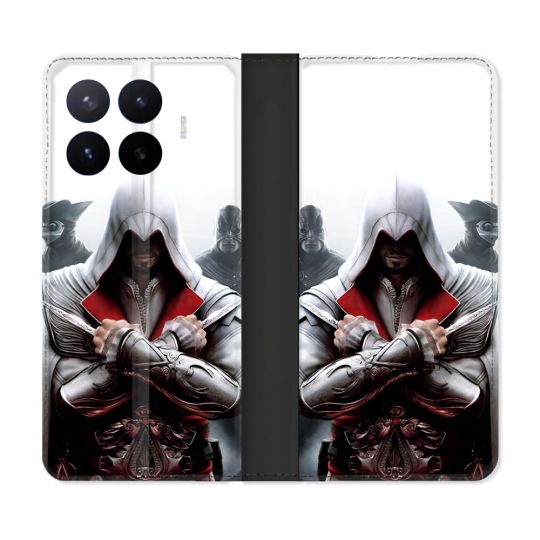 Housse Cuir Portefeuille Pour Xiaomi 17T Assassin Creed Mask