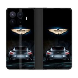 Housse Cuir Portefeuille Pour Xiaomi 17T Aston Martin
