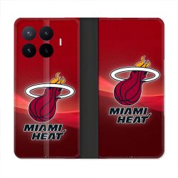 Housse Cuir Portefeuille Pour Xiaomi 17T Basket Miami Heat